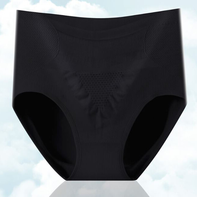 5 Pack Lot Womens High Waist Panties Underwear Full Coverage Tummy Control Brief