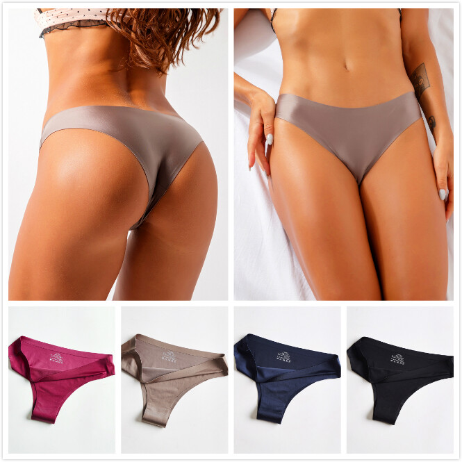 1-6 Pack Womens Sexy Lingerie Seamless Panties Briefs Underwear Low Waist Thongs