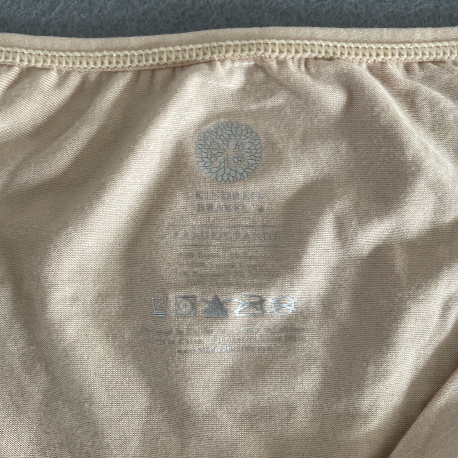 Kindred Bravely Grow With Me Maternity + Postpartum Briefs Hipster Color Beige L