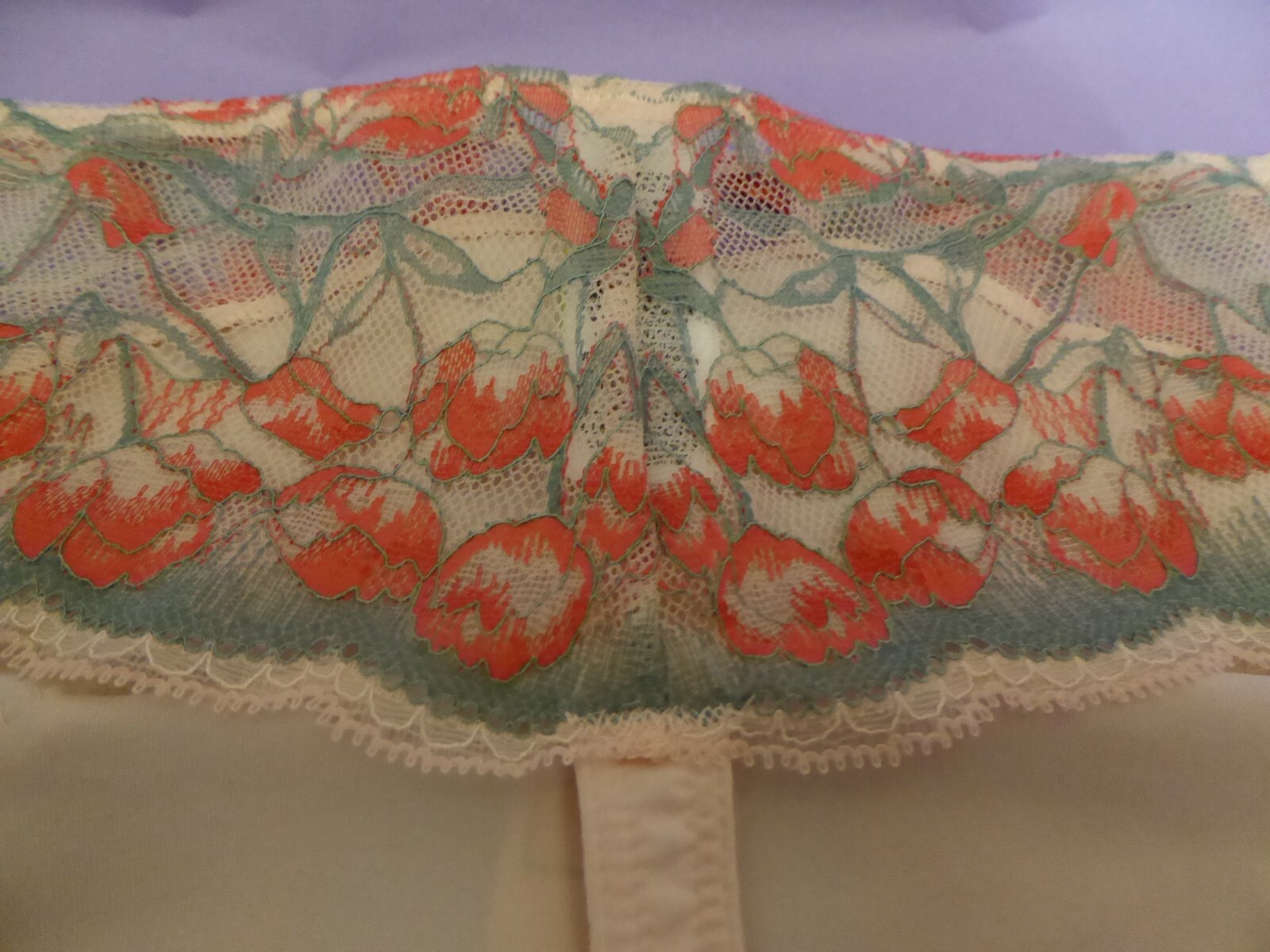 Marks & Spencer new apricot mix thong knickers G-string with lace detailing