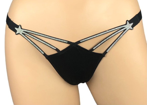 VICTORIA’S SECRET VERY SEXY STARSTRUCK SHINE STRAP THONG PANTY XS S M L XL XXL
