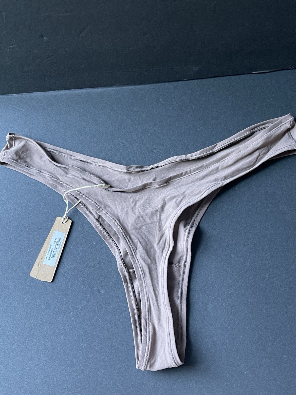 Skims Thong Underwear Womens Size 4x Umber Stretch Lingerie (2) New