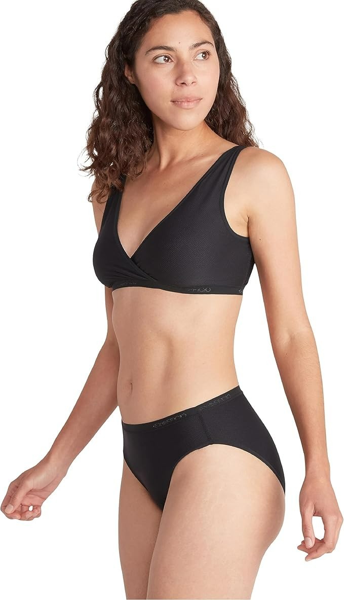 ExOfficio Women’s Give-N-Go 2.0 Bikini Brief XX-LARGE Black Breathable Durable