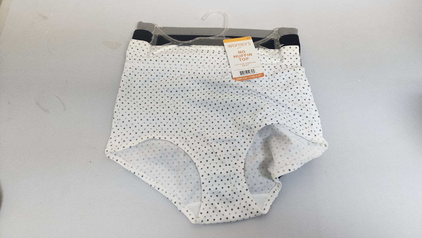 Warners Women No Muffin Top Cotton Stretch Brief – S / 5 – 3 Pack Mix