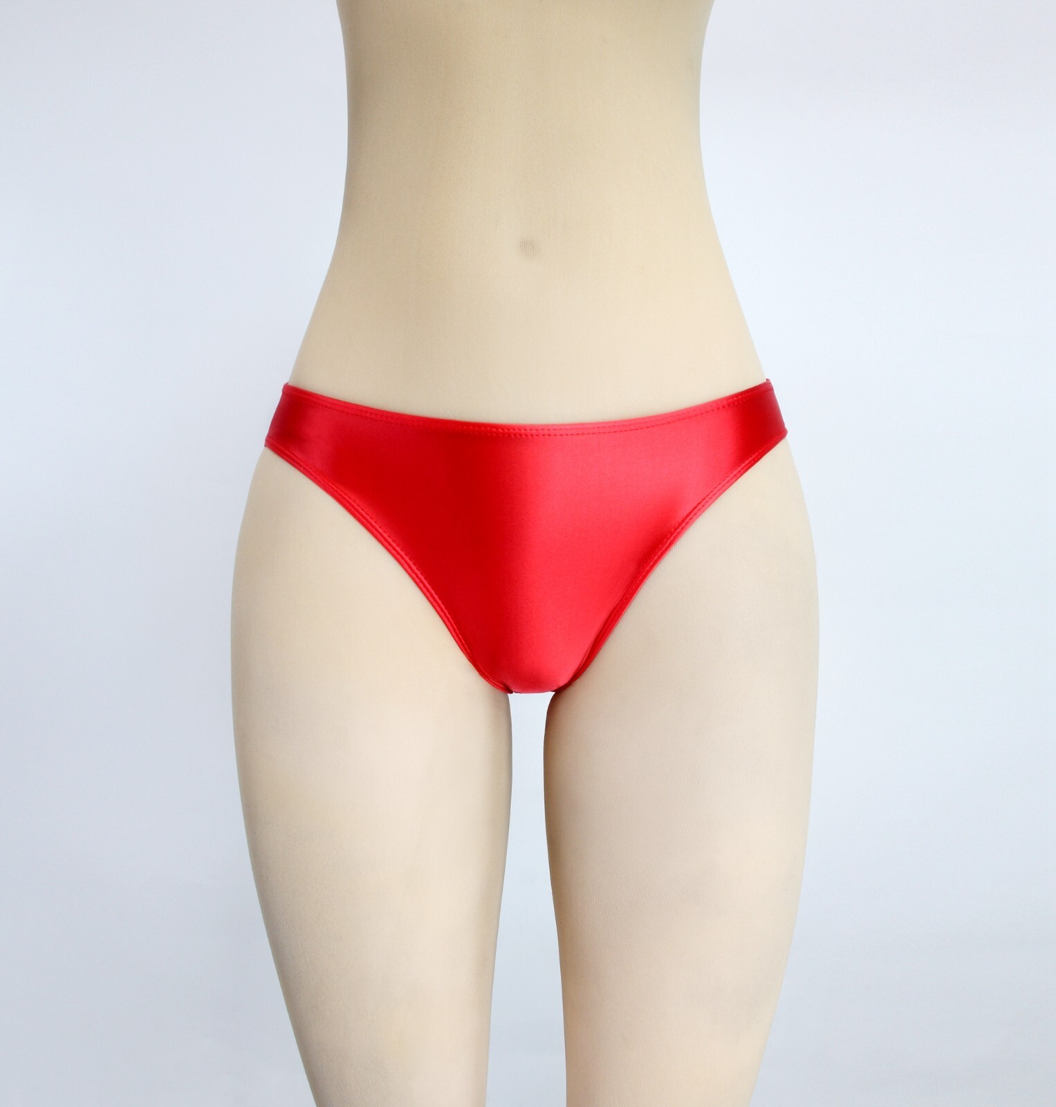 Women Sexy Glossy Oil Panties T-Back Low Waist Sports Knickers Tights Underwear