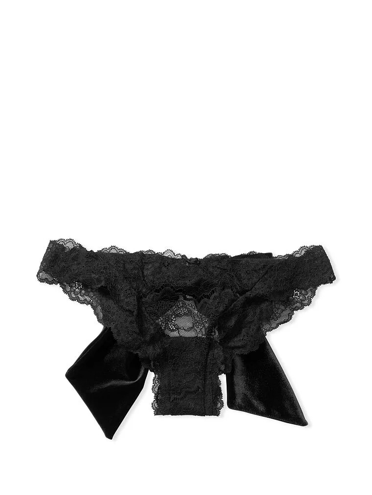 Victoria Secret DREAM ANGELS Velvet Bow Panties M