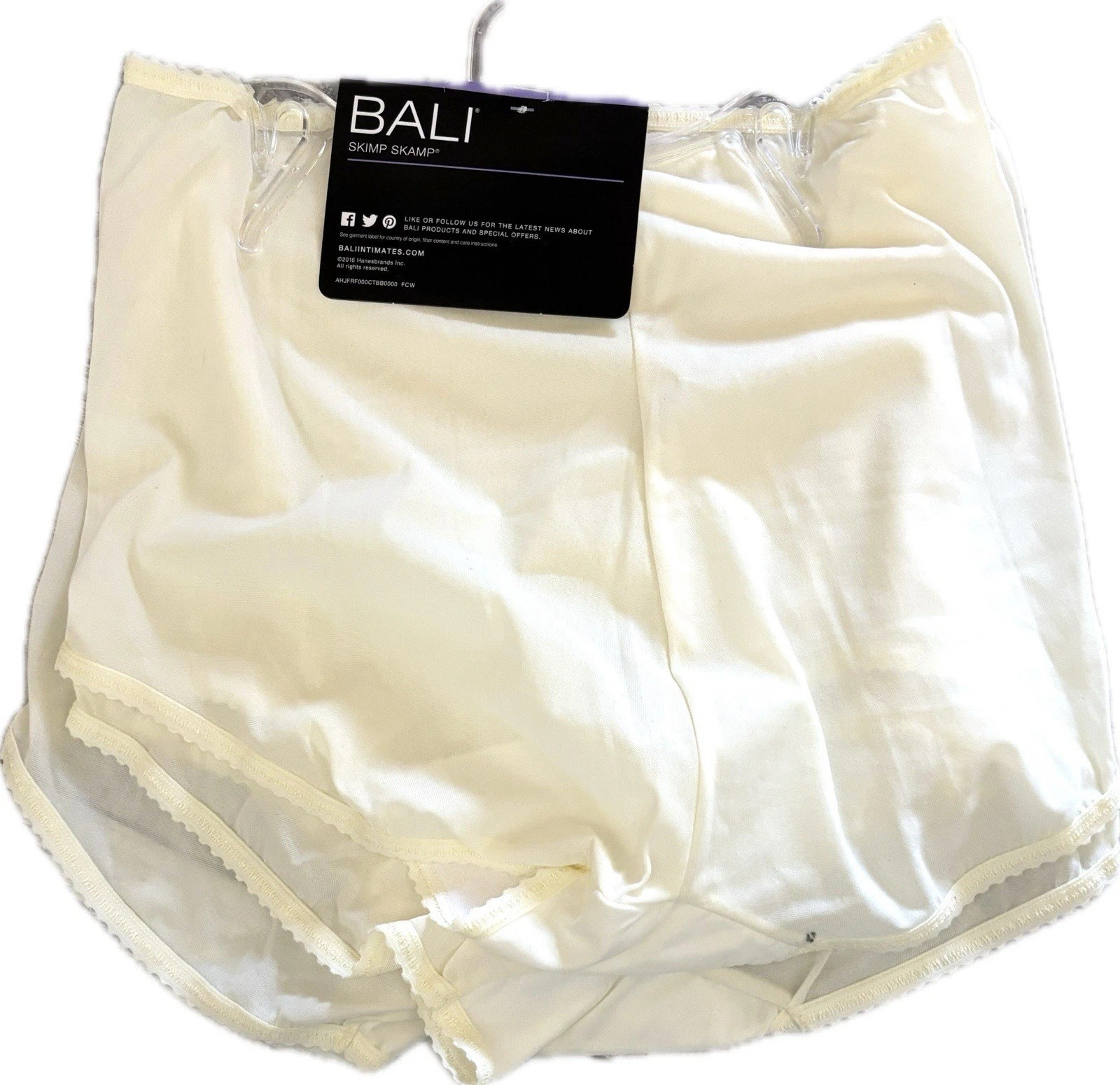 Bali 3 Pair Briefs Skimp Skamp Panties SIZE XL / 8 A633 DFA633 NWT Nylon Spandex