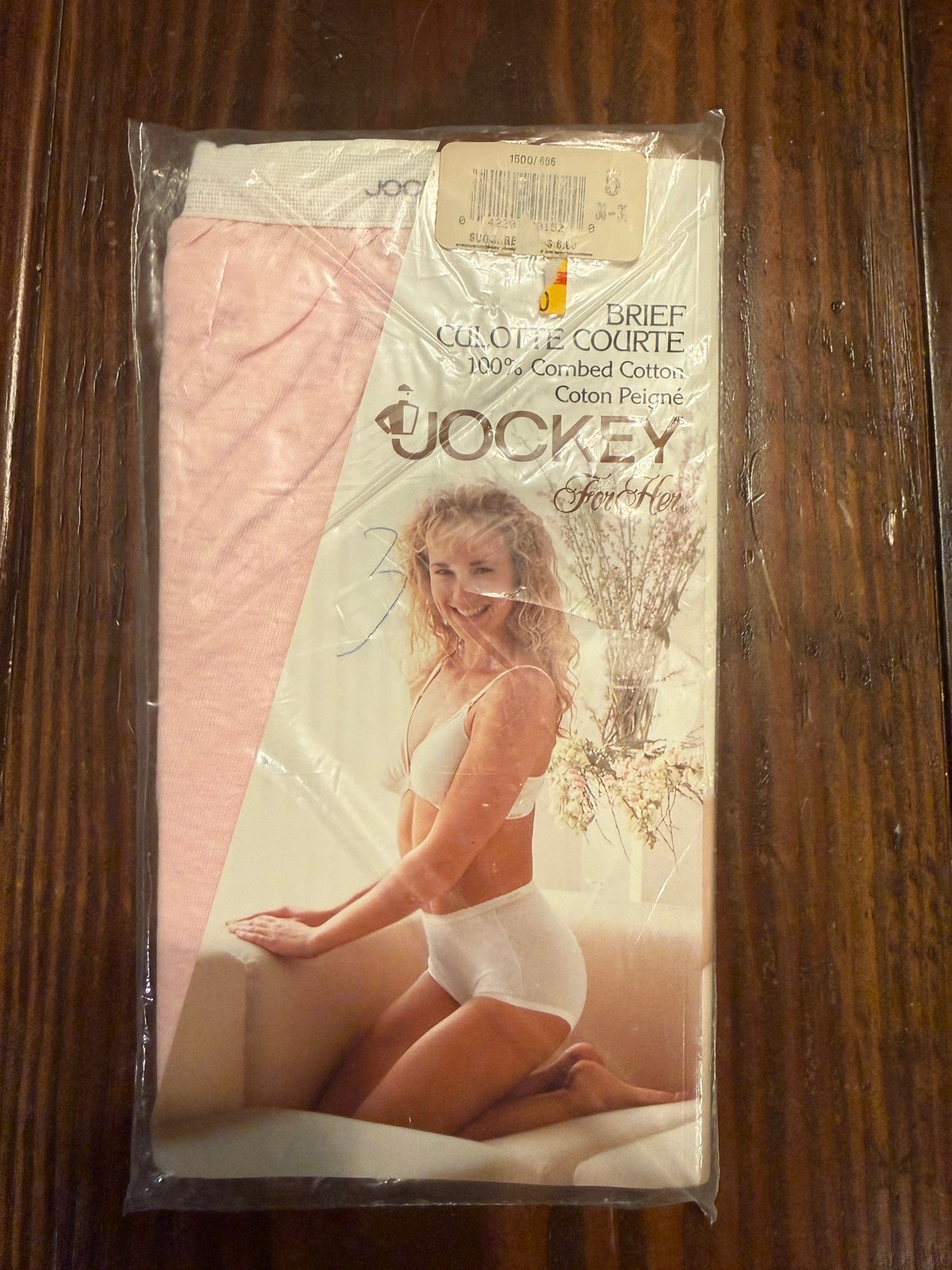 NEW Vtg 3 Jockey for Her 5 36-38 Brief Culotte Courte Hipster Mi-Hanches Cotton