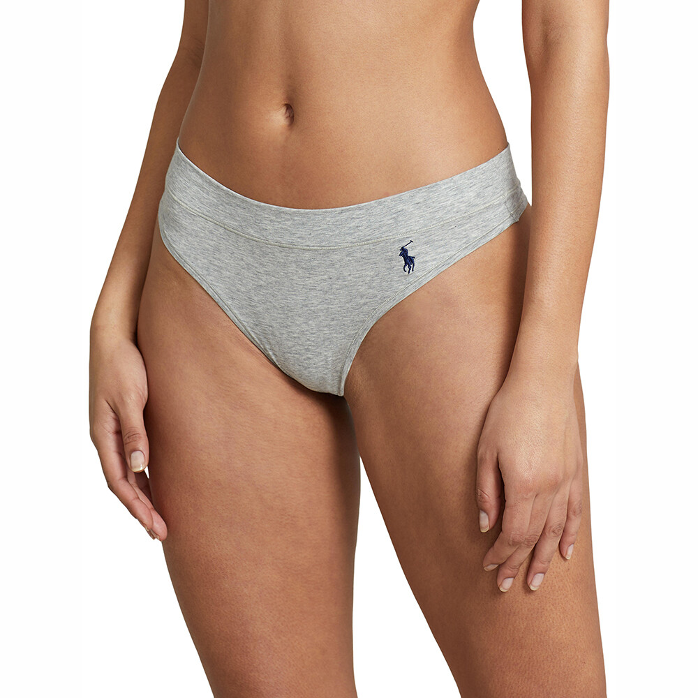 Polo Ralph Lauren Stretch Cotton Thong Panty – 4P2036
