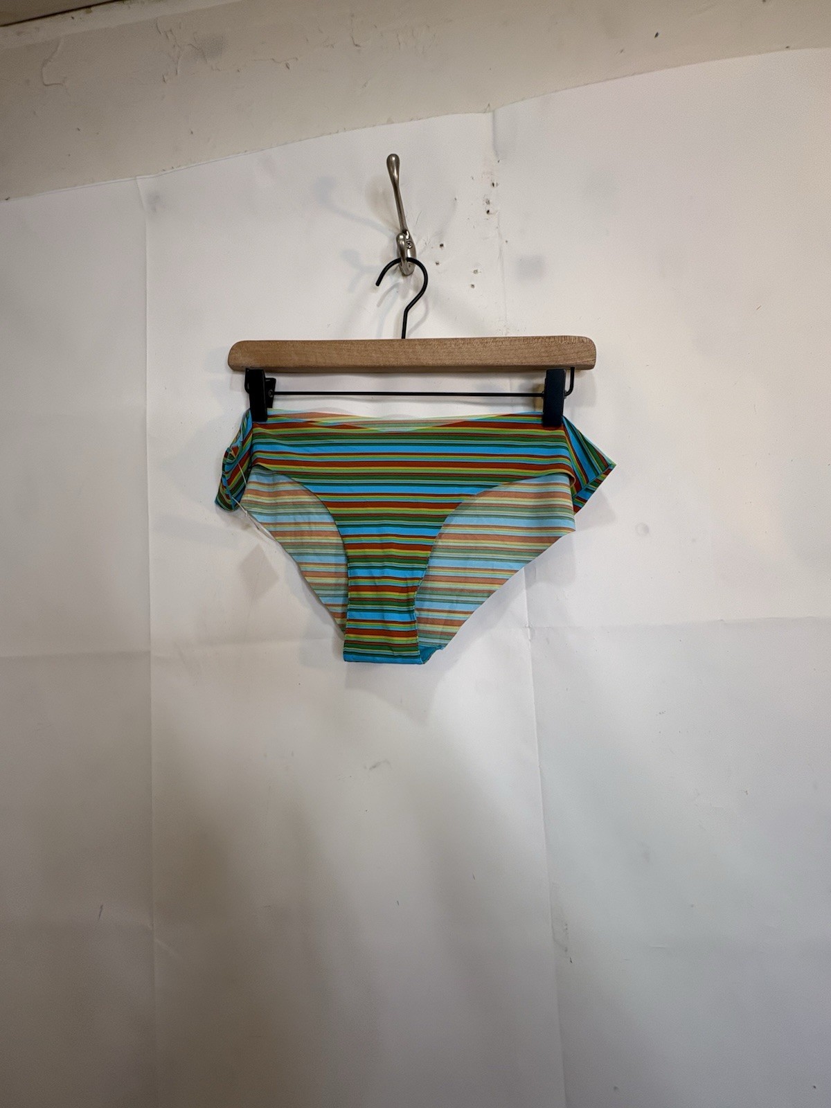 Women’s Size XL Striped Multicolored Hipster Lingerie Underwear
