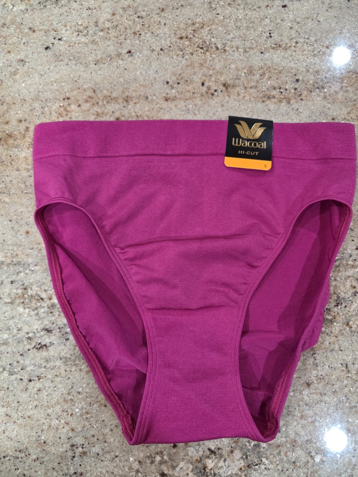 New Women’s WACOAL 834175 Bi Smooth Hi-cut Brief Panty Size S
