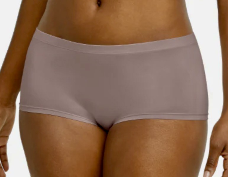 MAIDENFORM Barely There Iced Mocha Invisible Boyshort Panty Womens Sz M 6 L 7