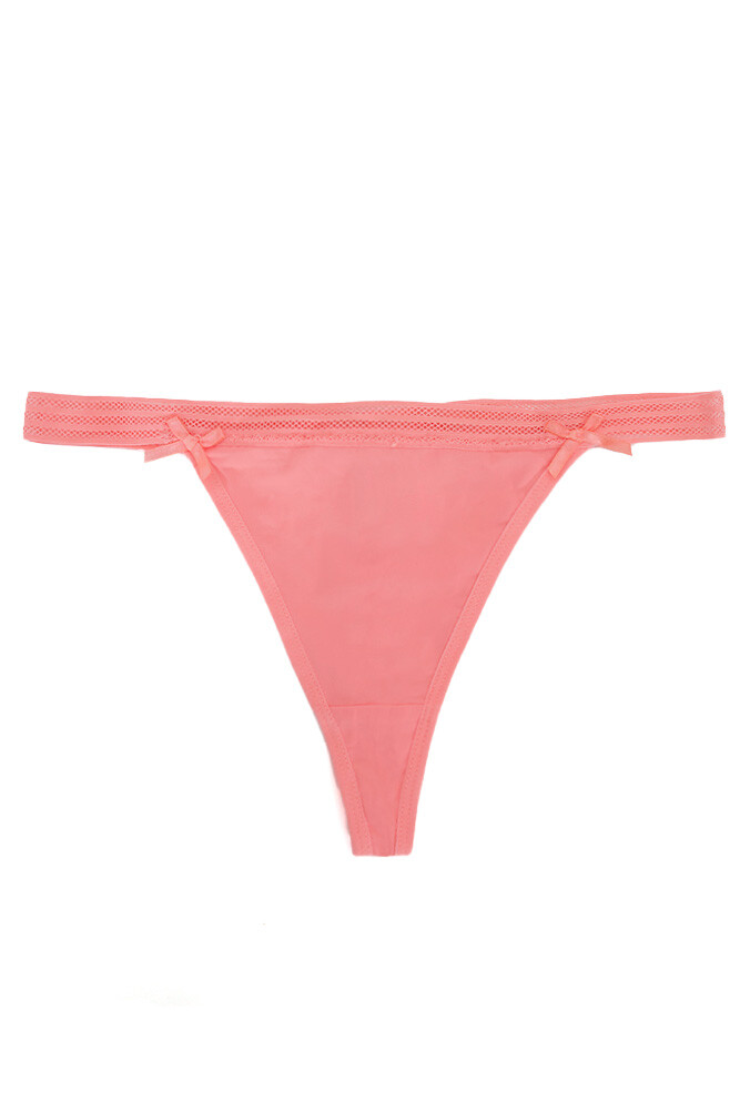 12 pack JENNIFER Women’s Stretch Sexy Strap Solid Color Thong Panty