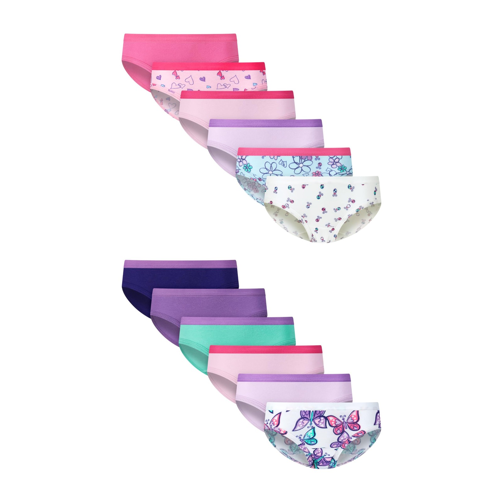 Hanes Ultimate Unisex Baby Underwear Hipsters Pack 12-Pack Cotton-Blend Hipster