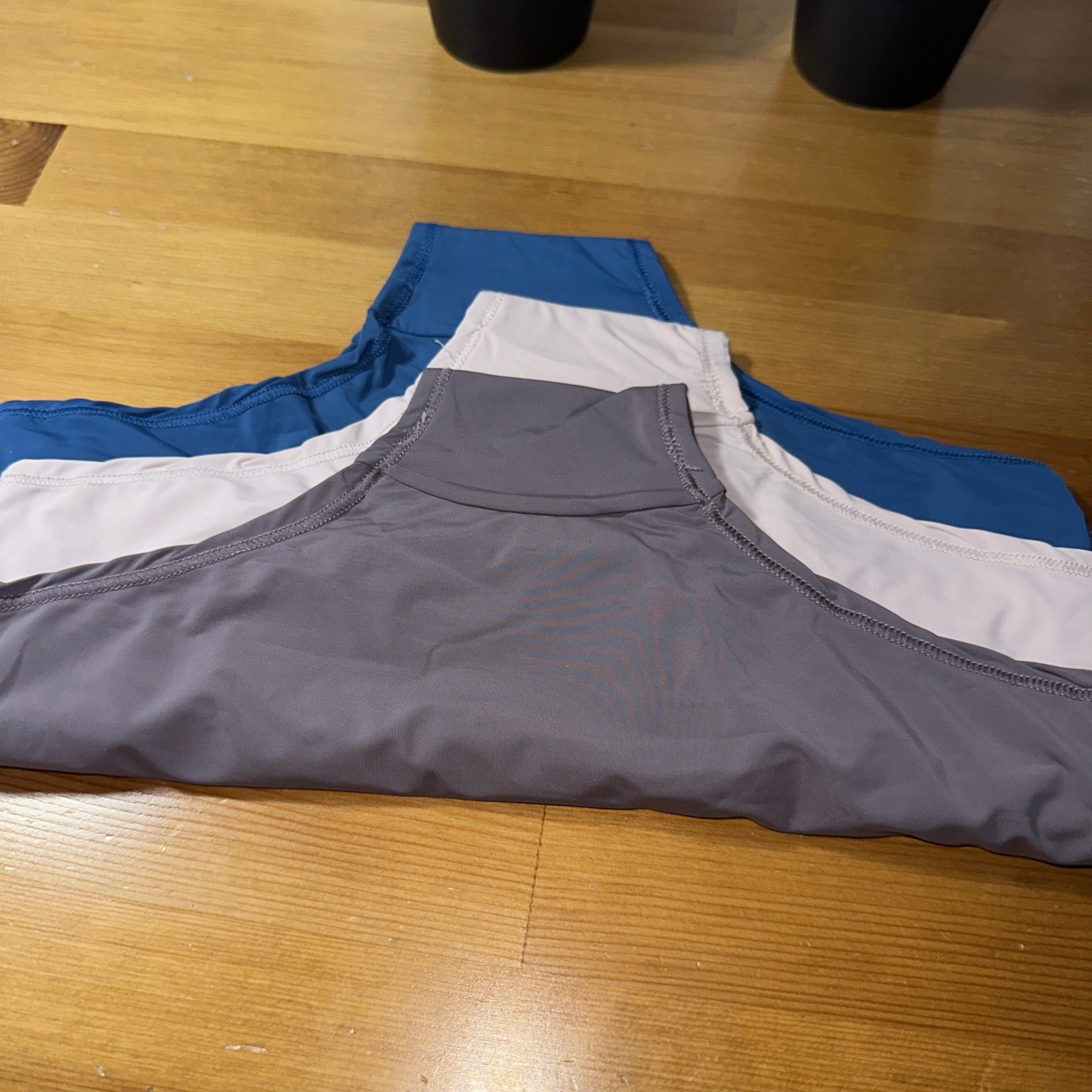 Tommy Hilfiger 3 Pack Logo Nylon Elastane Micro Boyshort Size Small Ben,Tan,Nvy
