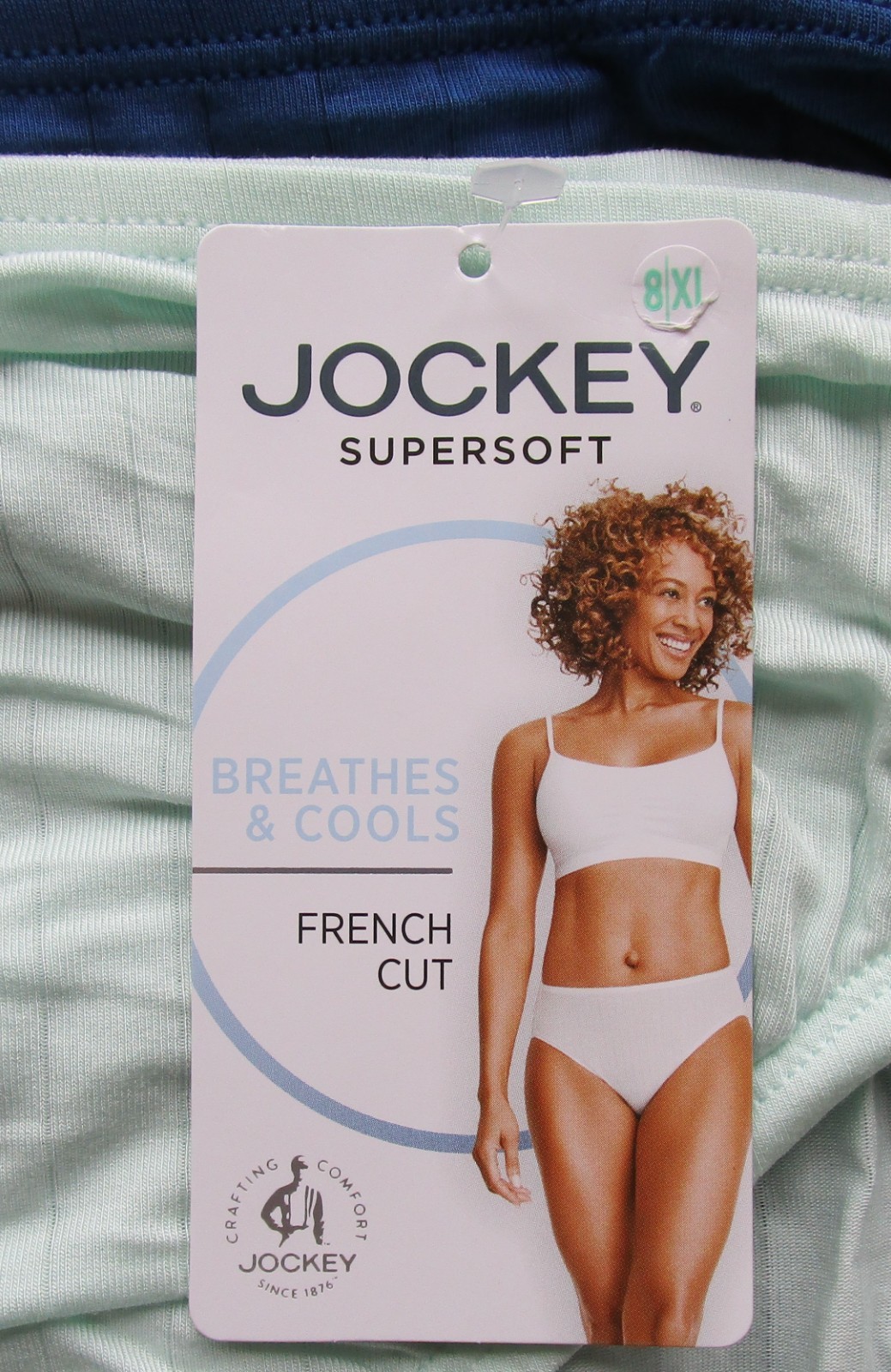 Jockey Modal Stretch Supersoft French Cut Pantie 3 Pack Style 002371 Size 8 NWT