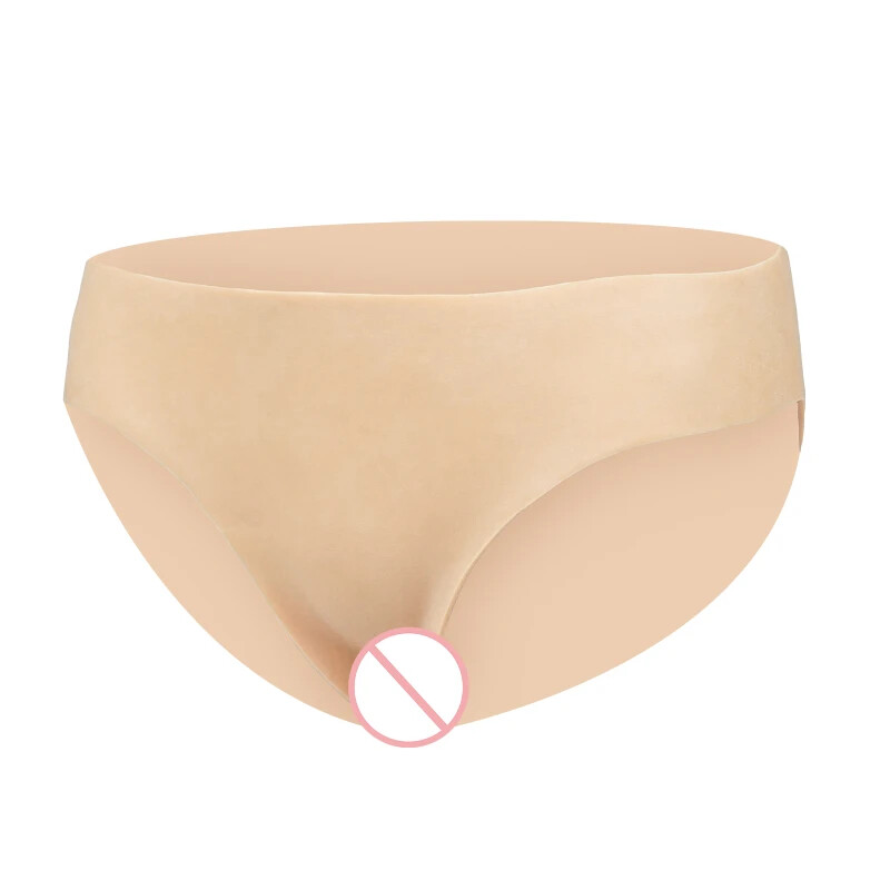 Silicone Panty Thicken Hip Underwear Pant Fake Vagina Crossdresser Transgender