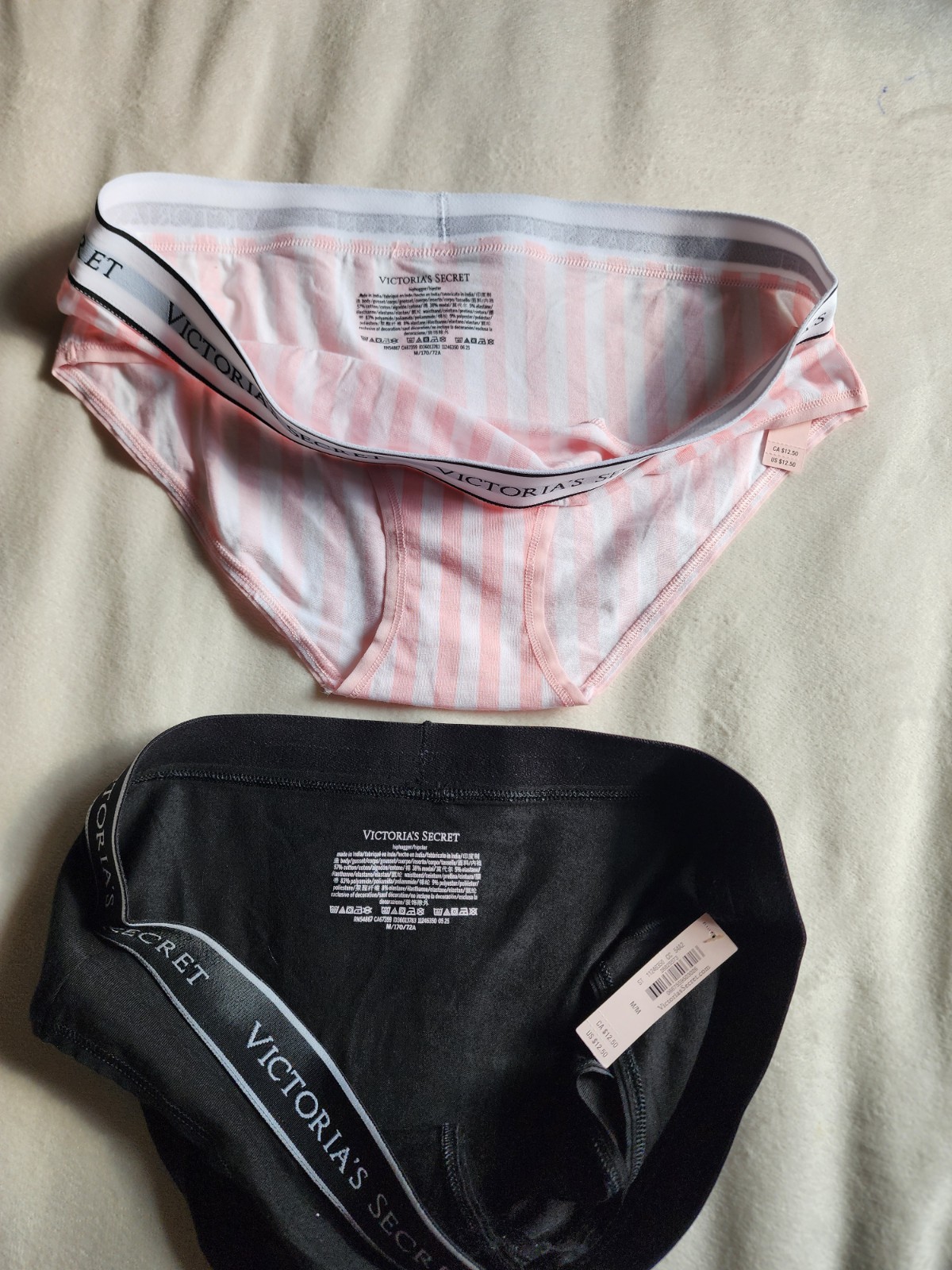 5 pairs size M/M Victoria’s Secret hiphuggers vintage RN54867 CA 67359 India