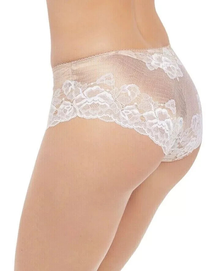 Fantasie Marianna Short Brief Size S 10 12 Latte Beige White Lace Knickers 9206
