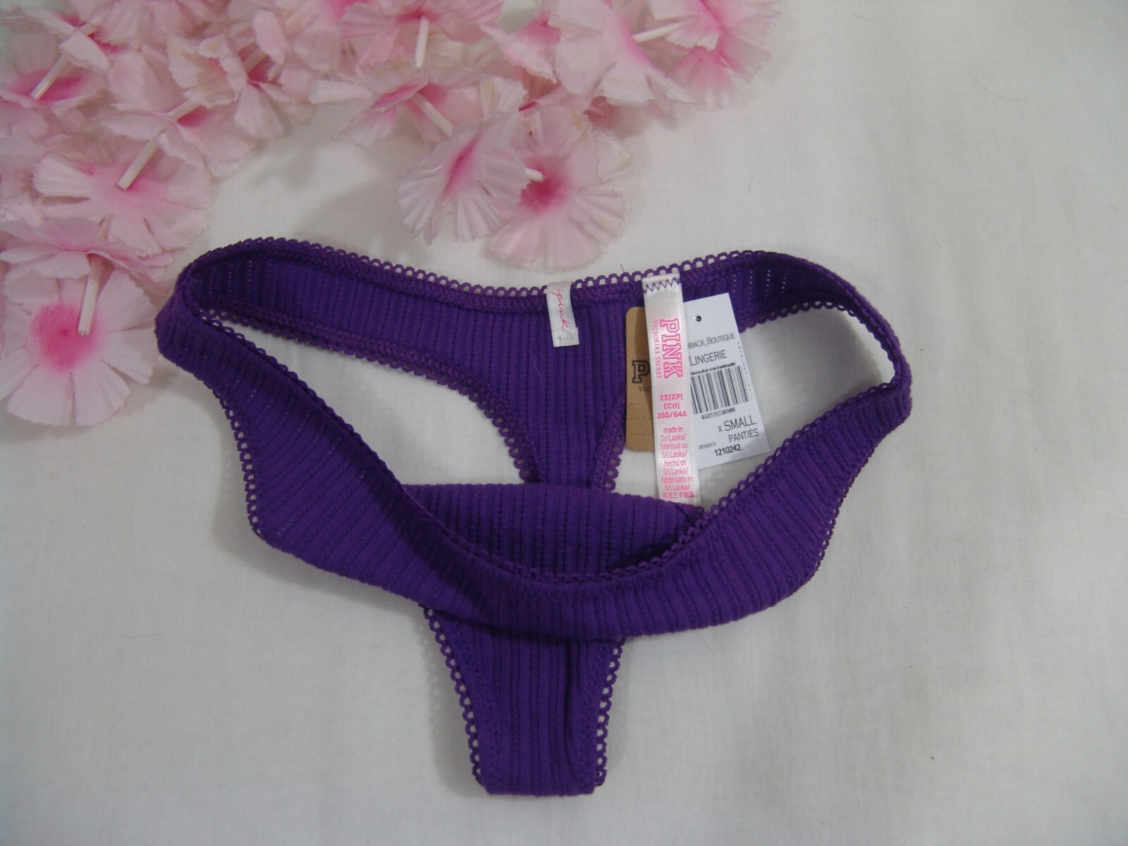 Victoria’s Secret PINK Panties XS Thong / String Purple