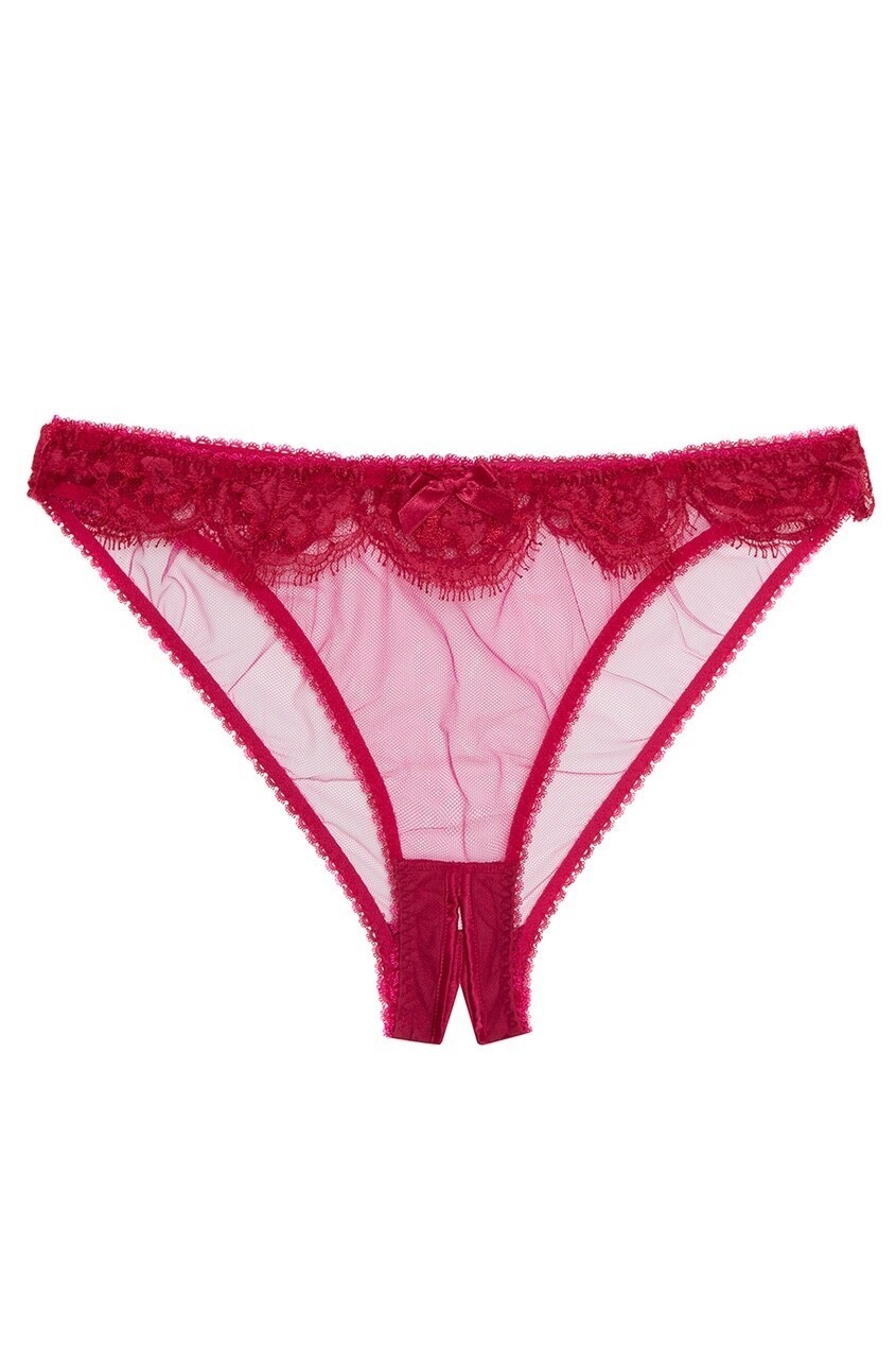 Agent Provocateur Piper Fuchsia Ouvert Brief AP2 Small New