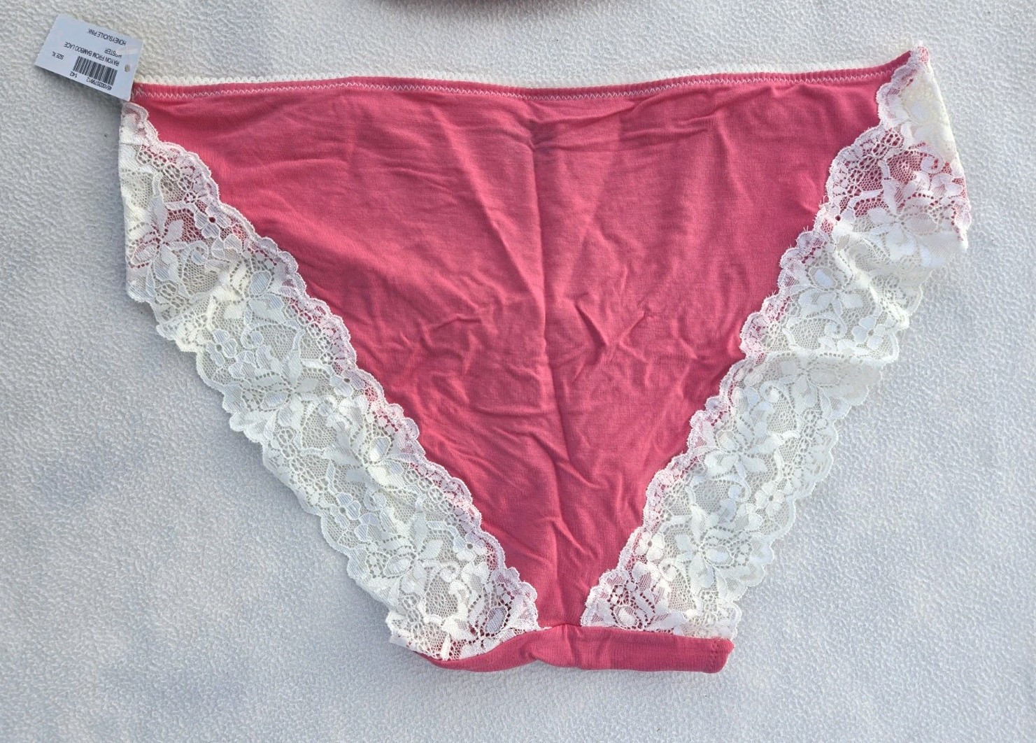 Set of 2 Soma Intimates Bamboo Lace/ Embraceable Lace High Leg Panties XL NWT