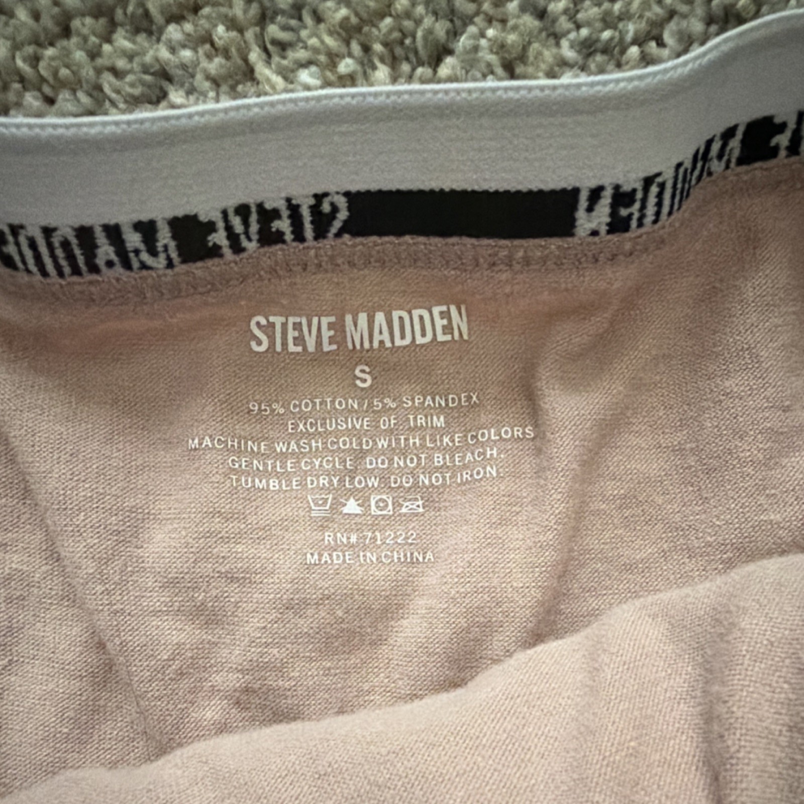Steve Madden Women’s Bikini Panties 4-Pack Size S Multicolor Cotton Logo