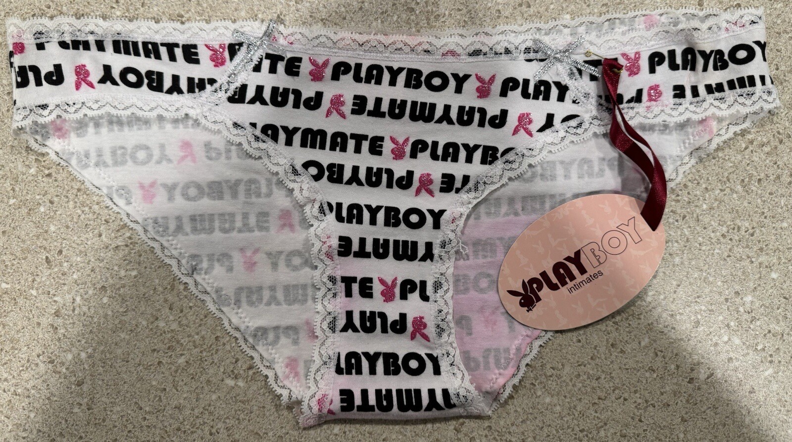 Playboy Playmate Women /Girls Panties!🥵💯🔥Lace Hipster!!😊😊💕