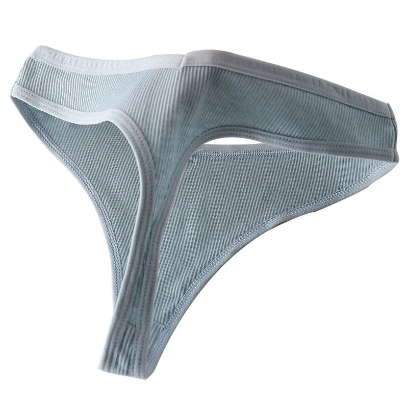 1/7Pcs Womens Sexy G-string Lingerie Cotton Briefs V-Waist Panties Low❤Underwear