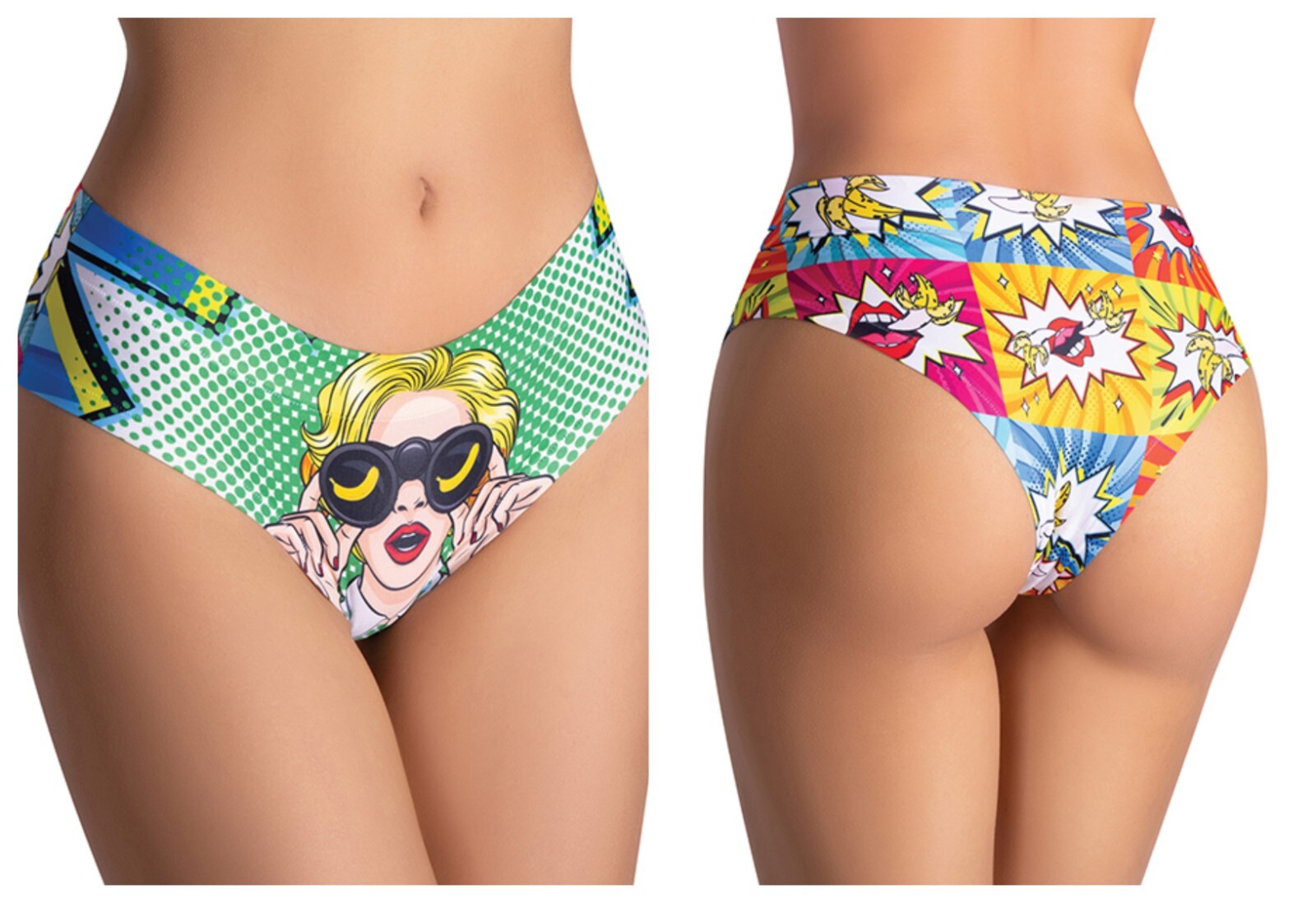 MEMEME COMIC CURIOUS GIRL PRINTED SLIP S-XL
