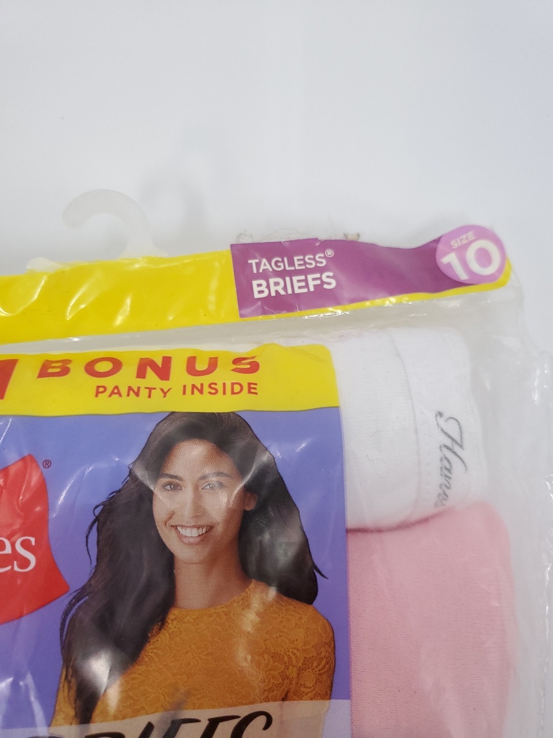 Hanes Tagless Breathable Cotton Briefs Multicolored Size 10 7 Panties NOS Sealed
