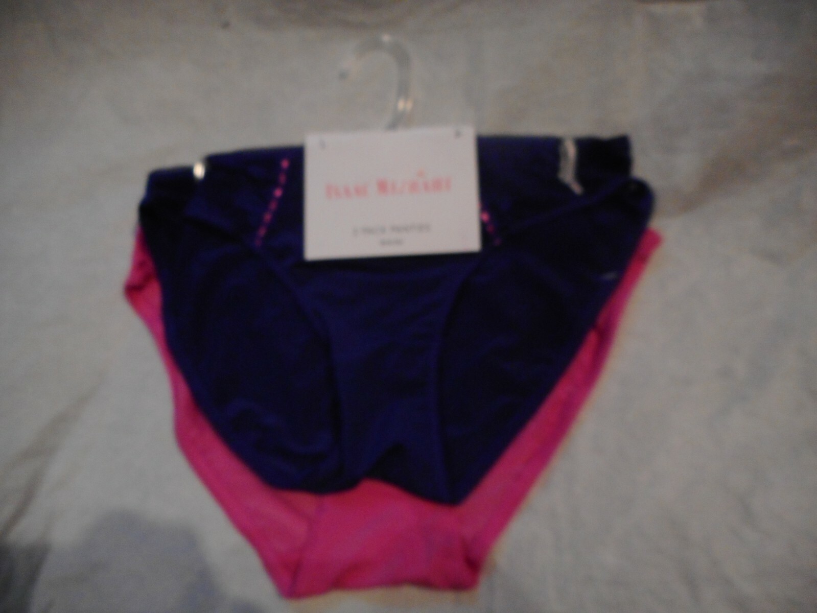N/W/T 2 p/k Isaac Mizrahi panties Multicolor Bikinis & Brief M& L sold separate