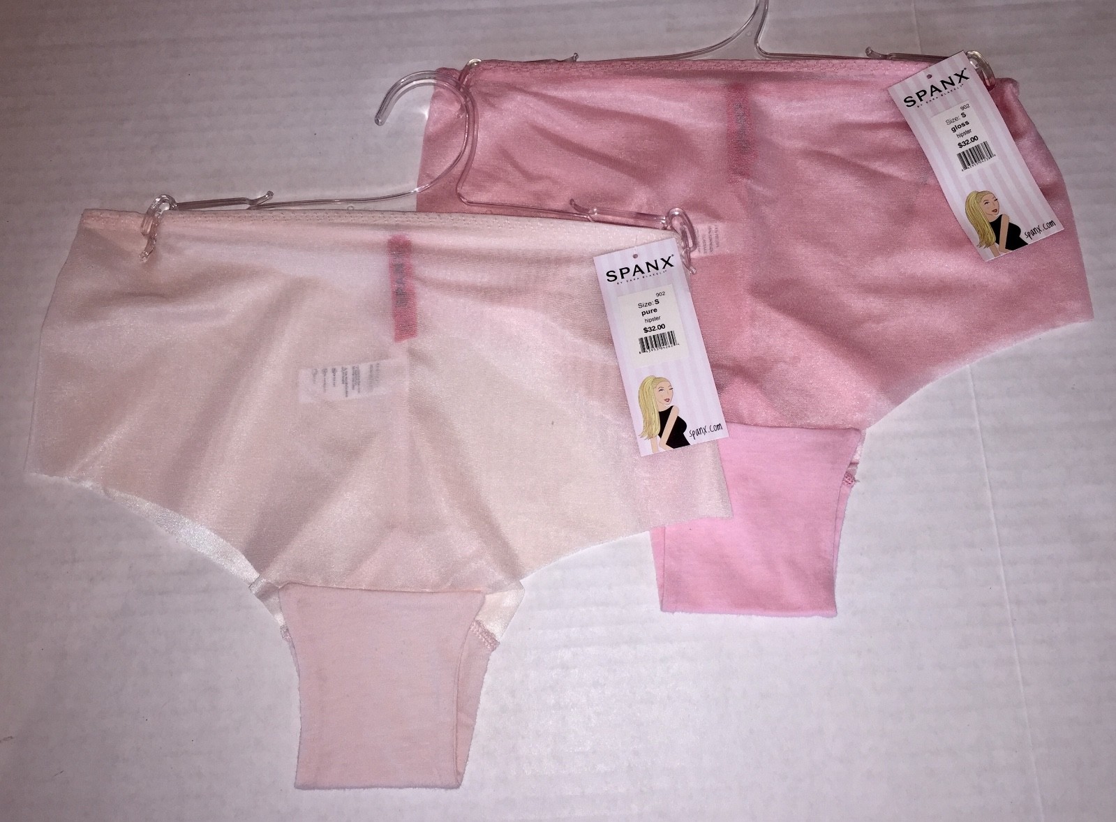 Spanx Hipster Panty Skinny Britches Sheer Smoothing Shaping Nude Pink Layers 902