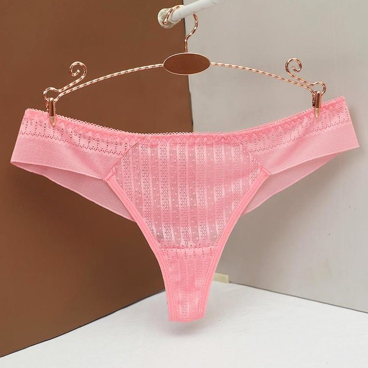 6 Pack Lot Sexy Womens See Through Sheer Panties Thong G-string Underwear Briefs
