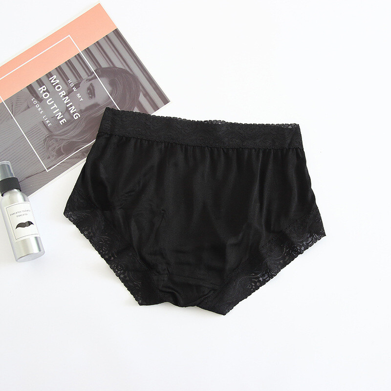 3 Pairs Seamless Underwear Luxury Nature Silk Breathable Briefs Knicker Panties