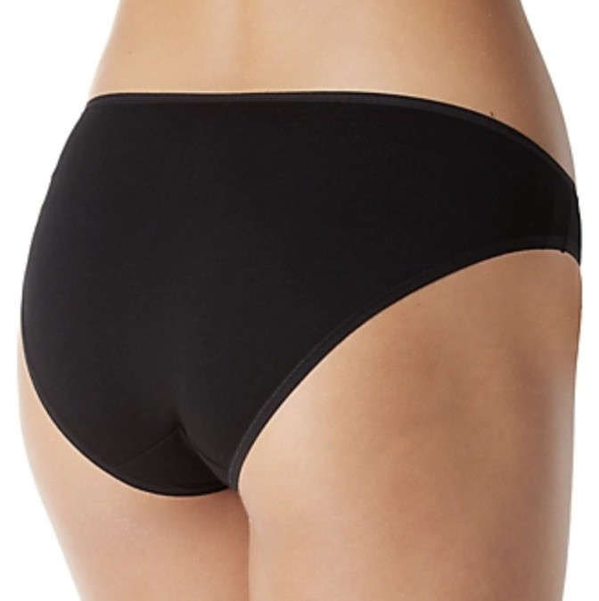 CALVIN KLEIN Form Cotton Black Bikini Panty NEW Womens Sz XS 4 QD3644