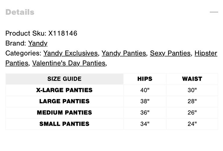 Yandy Double Up Pink Daisy Hipster Panty Underwear S, M, L, or XL NEW