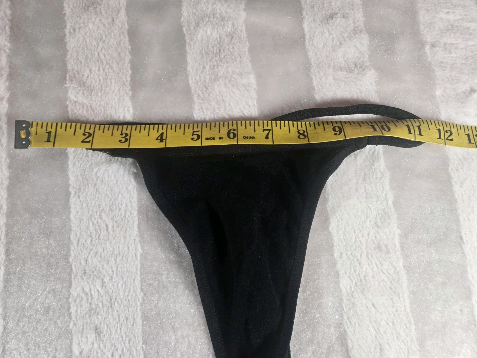 Free People Intimately String Knit Black Thong Size XS S *NEW*