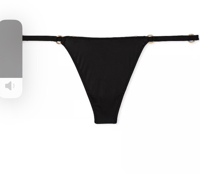 VICTORIA’S SECRET VERY SEXY V-String Thong Panty VS Ring Hardware Medium