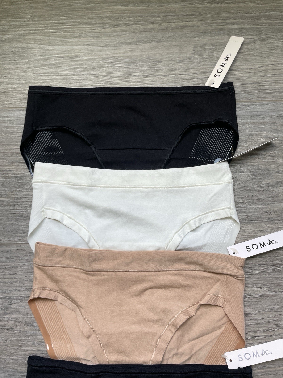$110 Soma Panty Lot ~6 Pairs ~X-Small~ Vanishing Edge Hipster~ No-show~NWT❤️