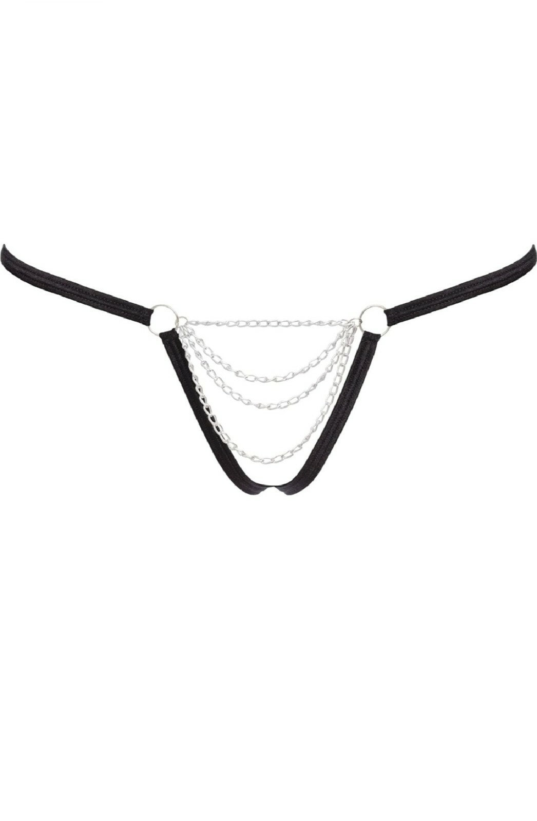 Crotchless Thong, Chain Front by BODYZONE Apparel