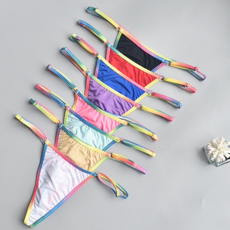 4 Pack Lot Sexy Womens G string Panties Thongs Bikini Ladies Lingeries Underwear