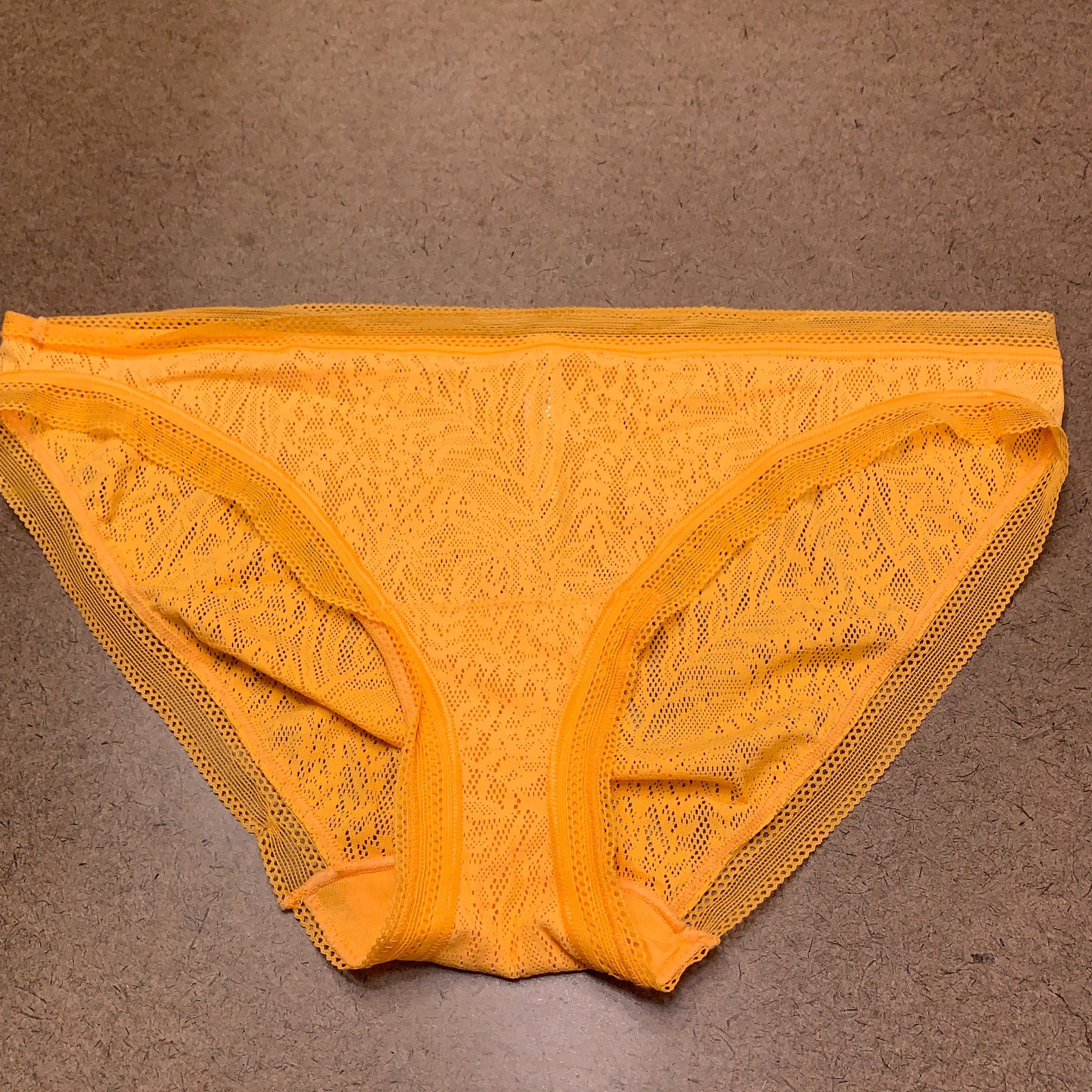 Soma Womens Size Large Pink Gold Bikini Panty 2 Pieces NWT *Flaw