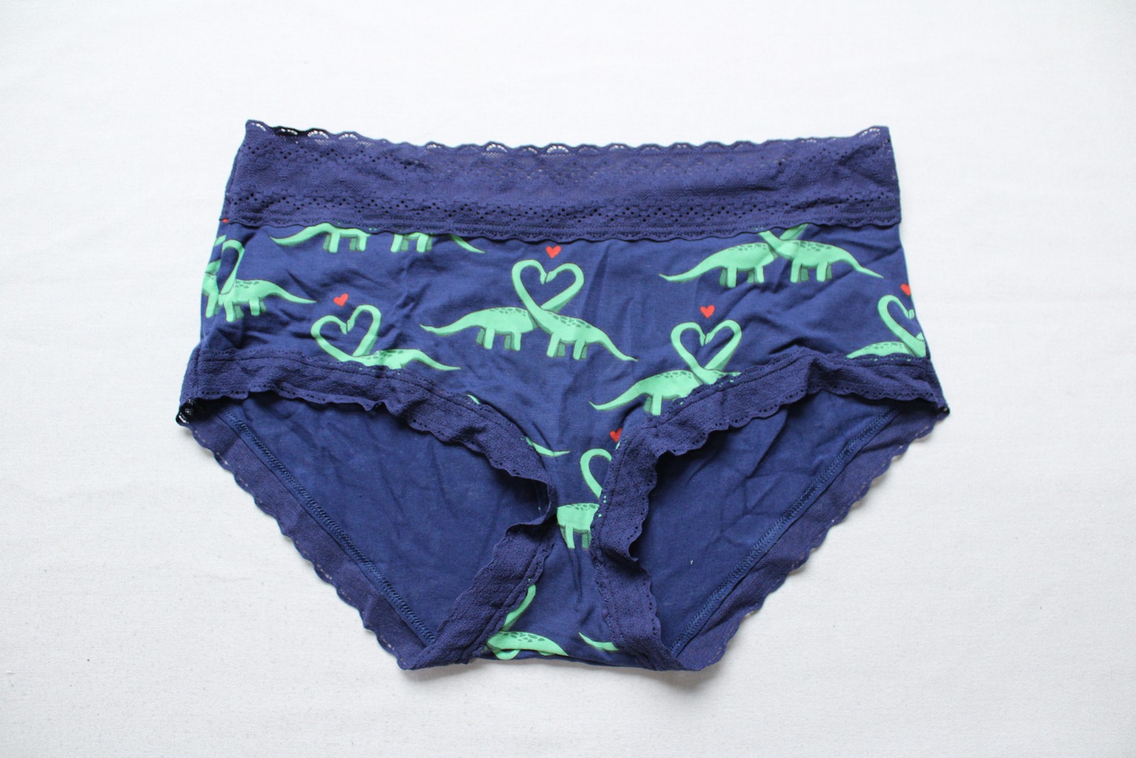 Meundies Women’s Feelfree Lace Hipster Underwear BM7 Saur in Love Large NWT