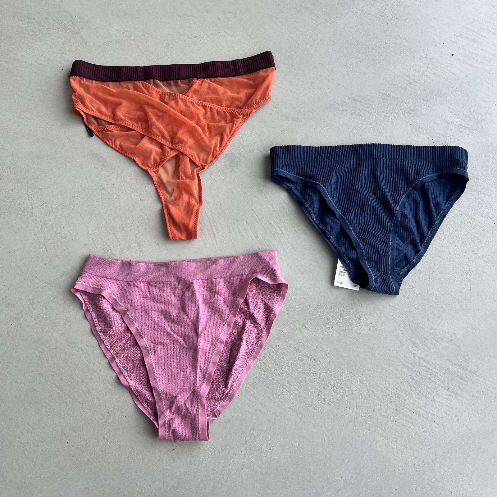 3 x Urban Outfitters Pants/Briefs. Small.