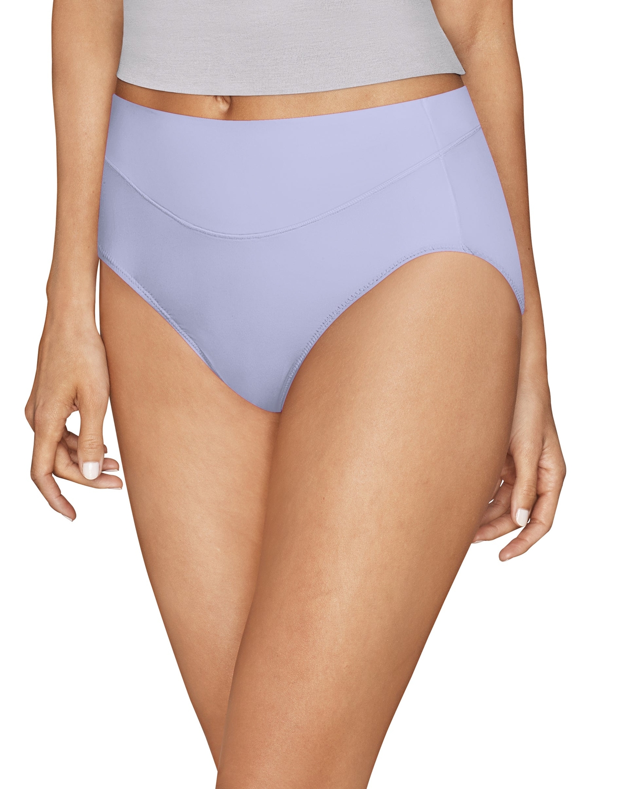 Hanes Women’s Microfiber Smooth Hi-Cut 6-Pack