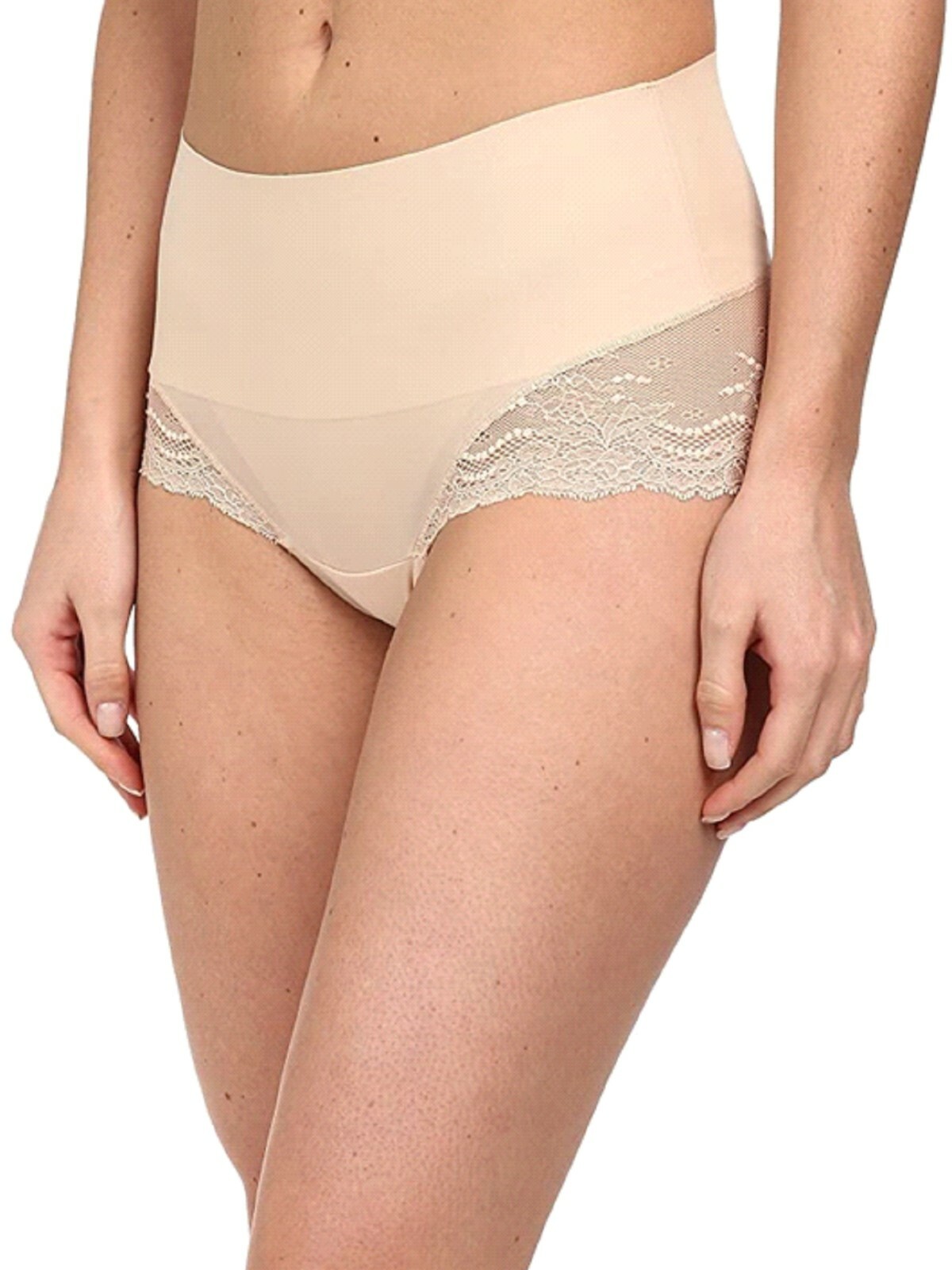 SPANX Women’s Undie-Tectable Lace Hi-Hipster Panty – Nude – NWT