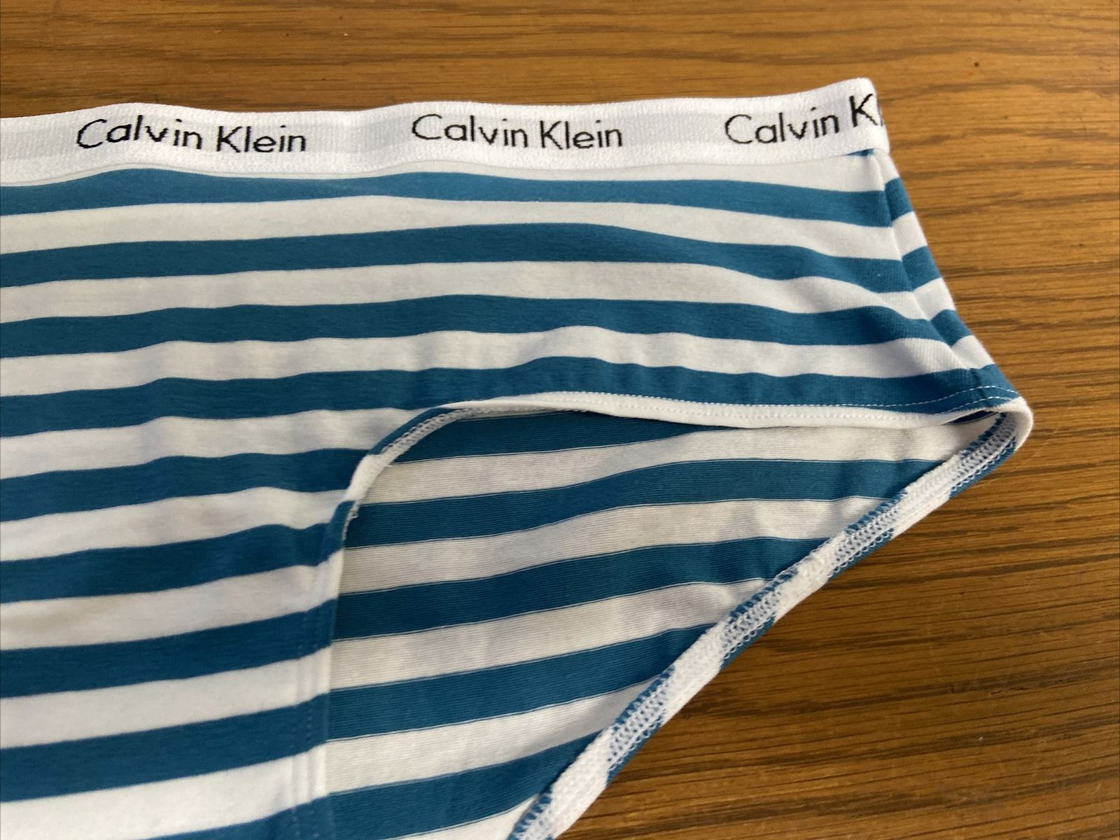 NWT Calvin Klein (SMALL) CULOTTE TAILLE BASSE HIPSTER Pin Stripe QD3608-404