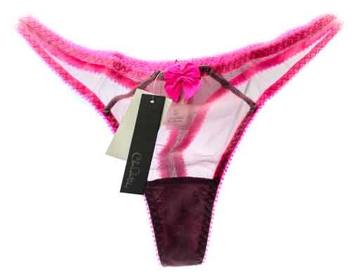 Love Claudette Dessous New Classic and Elsa Pink Women’s Intimates Sleep Thong