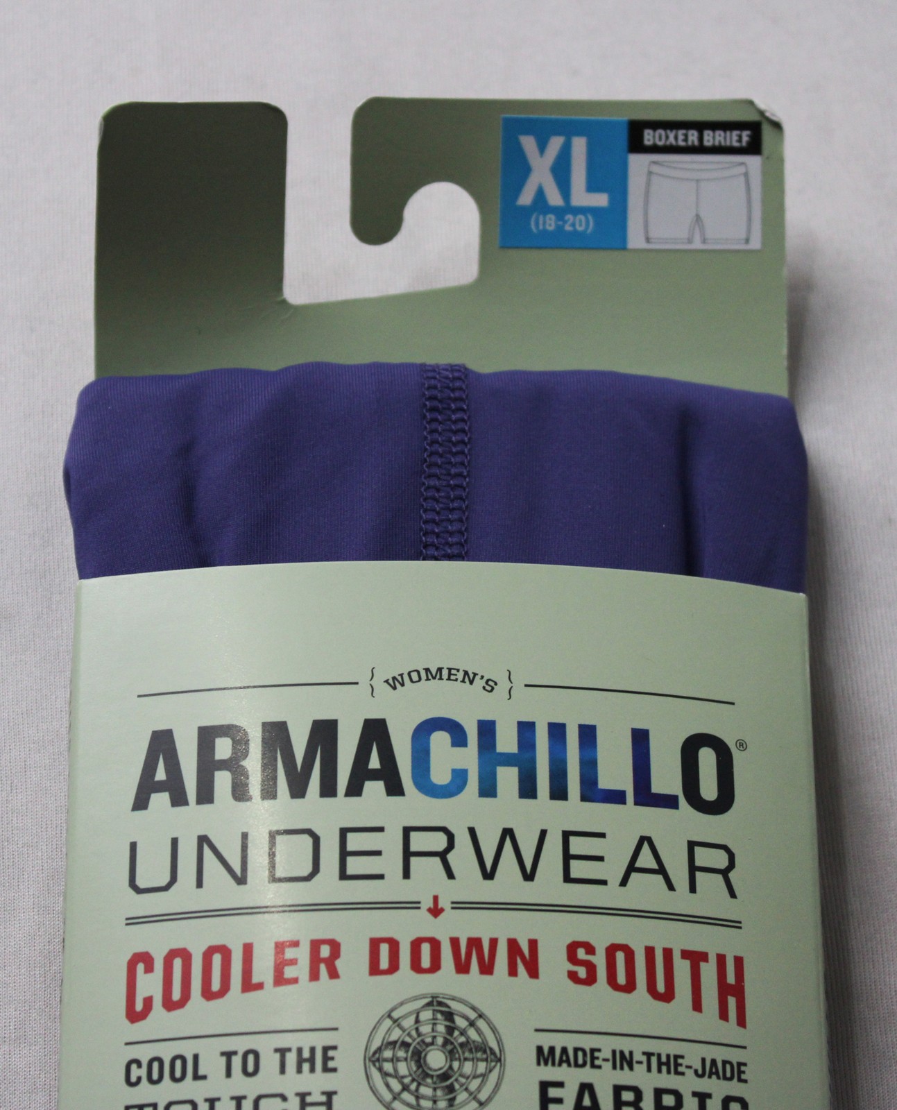 Duluth Trading Co Women’s Armachillo Cooling Boxer Briefs DH3 Indigo XL NWT